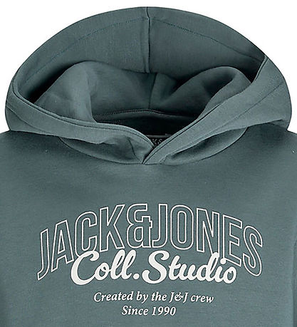 Jack & Jones Hettegenser - JjMakoto - Uvær/BIG Trykk