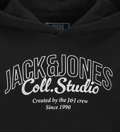 Jack & Jones Kapuzenpullover - JjMakoto - Black/BIG Print