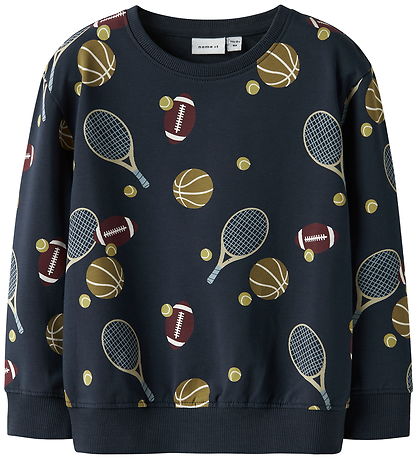 Name It Sweatshirt - NmmKeaton - Navy Blazer w. Print