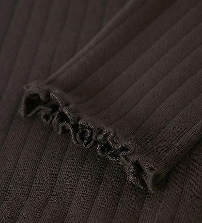 Name It Leggings - Rib - NmfLalla - Seal Brown M. Mynsturprjón
