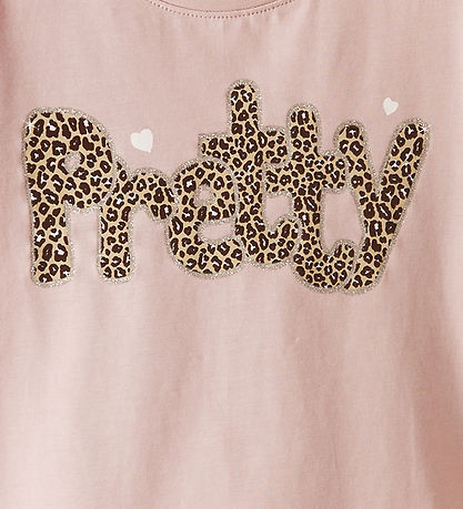 Name It T-shirt - NmfLeoanja - Burnished Lilac w. Print