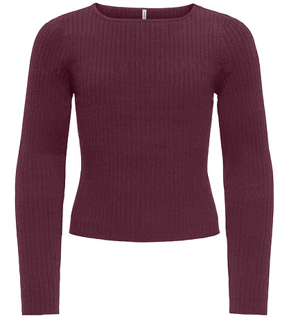 Kids Only Blússa - Prjónað - KogIbi - Mauve Wine/Solid