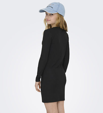 Kids Only Kleid - Rib - KogNella - Black