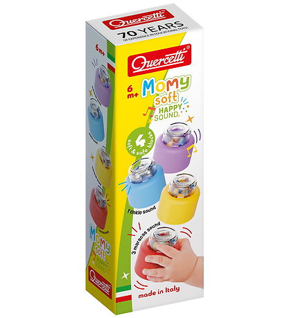 Quercetti Soft Blocks - 18 pcs incl. 2 w. Sound - Momy Soft