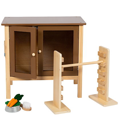 by ASTRUP Wooden Toy - Rabbit Cage And Spring