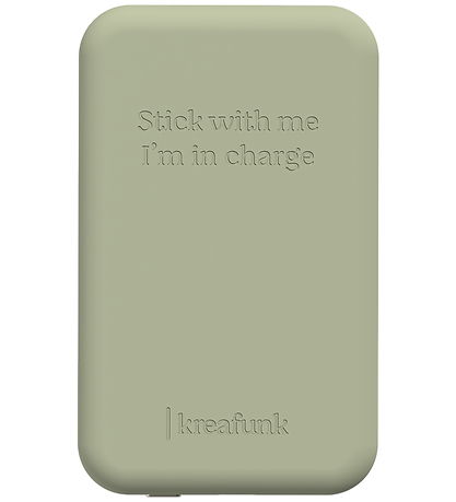 Kreafunk Power Bank - toCHARGE Qi - Dusty Olive - 5,000mAh