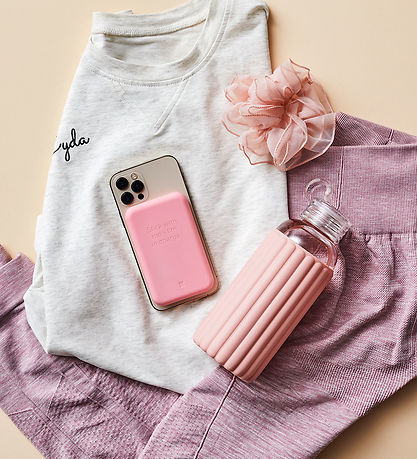 Kreafunk Power Bank - toCHARGE Qi - Fresh Pink - 5,000mAh
