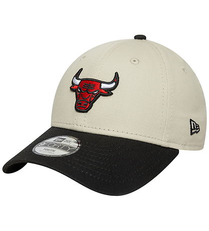 New Era Kappe - 9Forty - Chicago Bulls - Hellbeige/Schwarz
