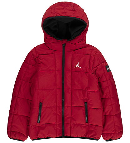 Jordan Puffer Jacket - Essential Pouf - Gym Red