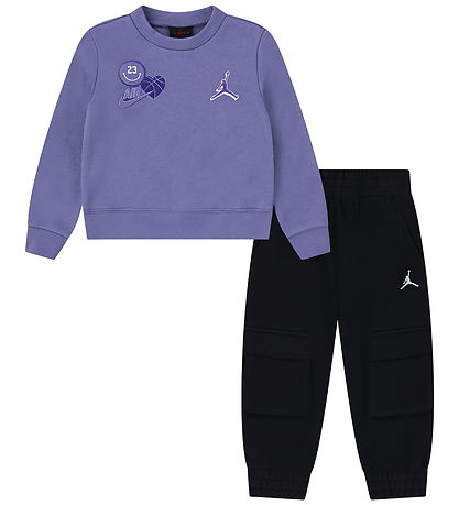 Jordan Jogging galli - Svart/Fjólublátt