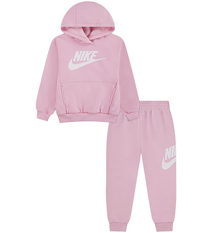 Nike Sweat-Set - Kapuzenpullover/Jogginghosen - Mineral Soft Pin