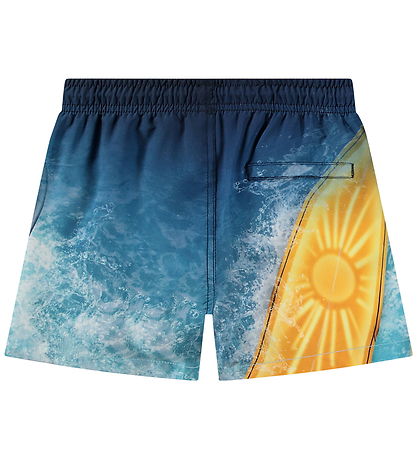 Molo Badshorts - UV50+ - Niko - Surf Art Blue Lugn