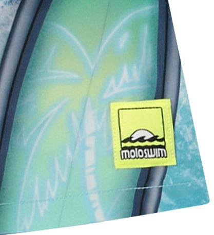 Molo Badshorts - UV50+ - Niko - Surf Art Blue Lugn