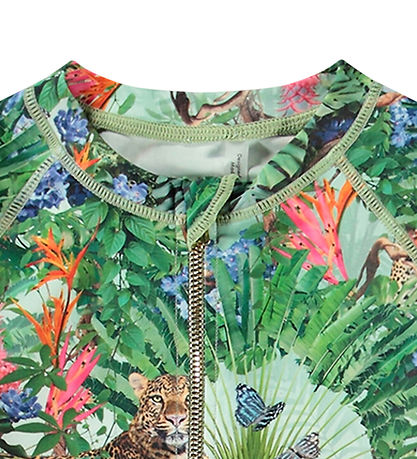 Molo Sundföt - UV50+ - Háls - Green Tropical