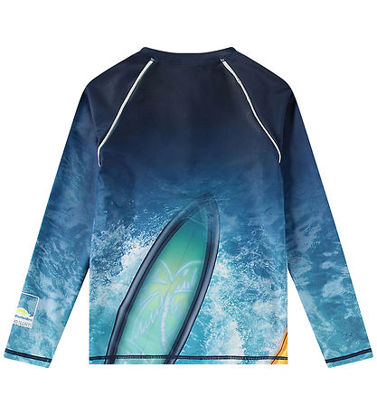 Molo Swim Top - UV50+ - Noble - Surf Art Blue Chill