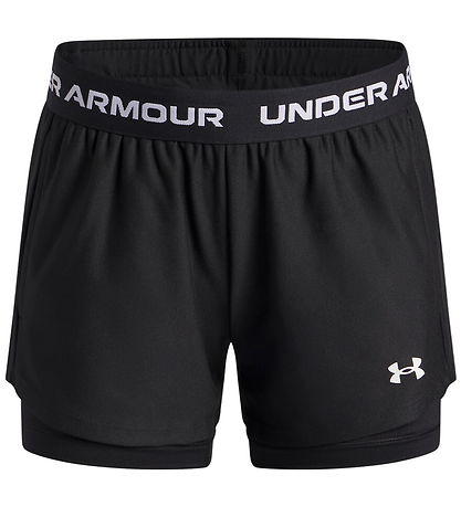 Under Armour Sports Shorts - Tech Play Up 2-I-1- Black