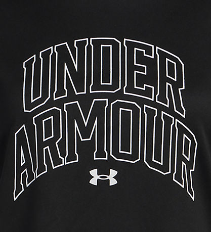 Under Armour T-shirt - Tech Varsity - Black w. Print