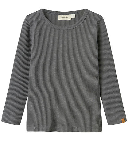 Lil' Atelier Blússa - Rib - NmmRajo - Slim - Poppy Fræ