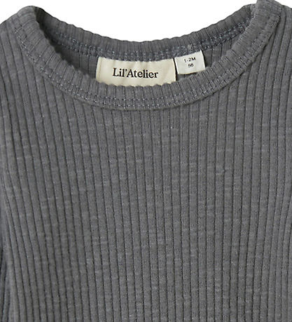 Lil' Atelier Samfella l/e - Rib - NbmRajo - Poppy Fræ