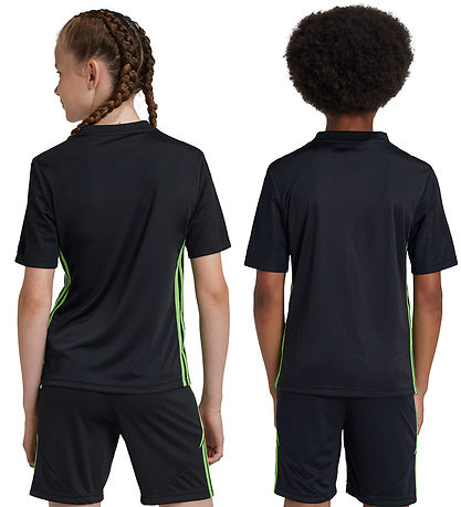 adidas Performance Stuttermabolur - Tabela 23 - Black/Seluli