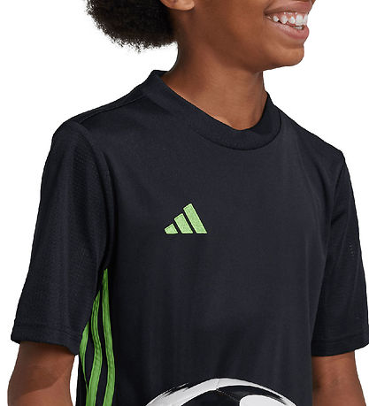 adidas Performance Stuttermabolur - Tabela 23 - Black/Seluli