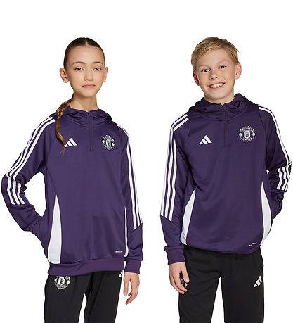 adidas Performance Cardigan - Mufc TR-kap - Aurplu/White