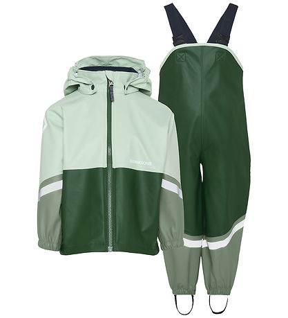 Didriksons Regnföt M. axlaböndum - Waterman - PU - Fura Green