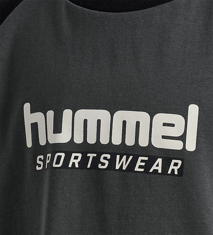 Hummel Stuttermabolur - HmlJr - Ebony