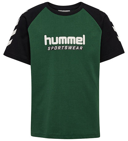 Hummel Stuttermabolur - HmlJr - Dark Green