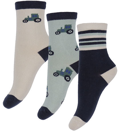 Name It Socken - 3er-Pack - NmmLams - Jadeit/Navy Blazer
