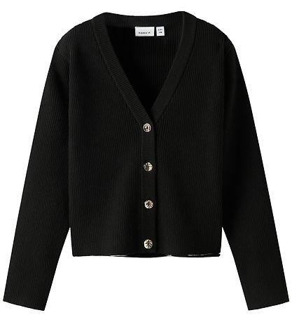 Gilet Name It - Tricoté - Rib - NkfLarenLise - Noir