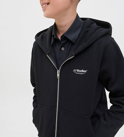 Jack & Jones Cardigan - Noos - JjeSoho - Svart M. Lógó