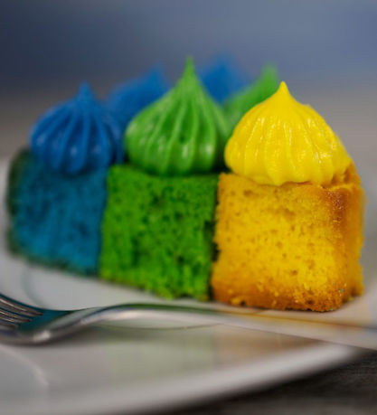 Dëna Bakform - Silikon - Rainbow - Blue Tofs