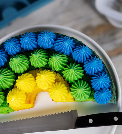 Dëna Bakform - Silikon - Rainbow - Blue Tofs