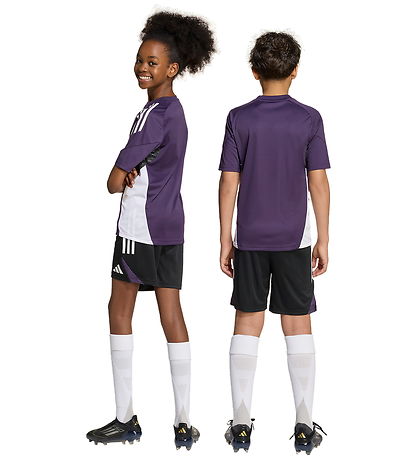 adidas Performance Stuttbuxur - MUFC TR Skór Y - Black/AURPLU