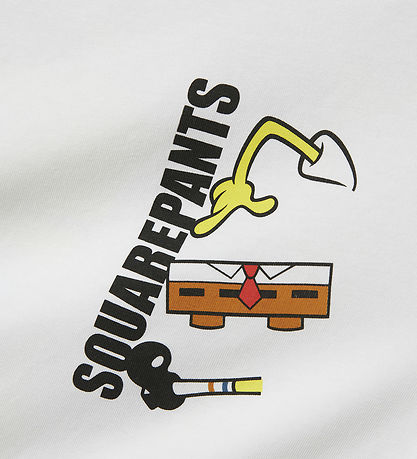 Name It T-shirt - NkmJarl - SpongeBob SquarePants - Bright White