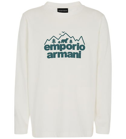 Emporio Armani Blouse - Off White w. Green