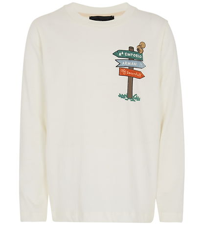 Emporio Armani Blouse - Off White w. Print