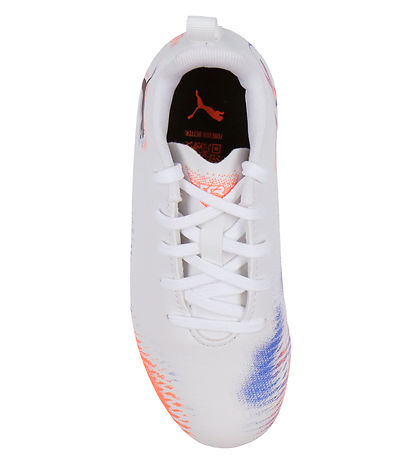 Puma Fußballschuhe - Future 8 Play MG Jr - Weiß/Puma Schwarz/Glo