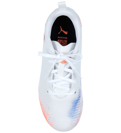 Puma Fótboltaskór - Framtíð 8 Play FG/AG Jr - White/Puma Black/