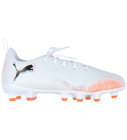 Puma Fótboltaskór - Framtíð 8 Play FG/AG Jr - White/Puma Black/