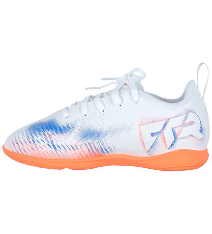 Puma Fótboltaskór - Framtíð 8 Play ÞAÐ Jr - White/Black/Glóandi