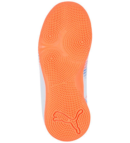Puma Fótboltaskór - Framtíð 8 Play ÞAÐ Jr - White/Black/Glóandi