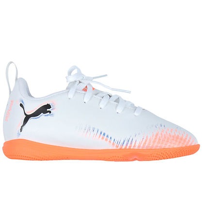 Puma Fótboltaskór - Framtíð 8 Play ÞAÐ Jr - White/Black/Glóandi