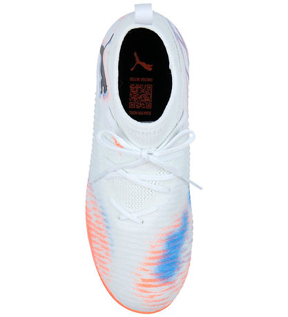 Puma Fótboltaskór - Framtíð 8 Leikur IT+ Mid Jr - White/Puma Svö