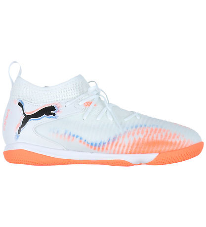 Puma Fótboltaskór - Framtíð 8 Leikur IT+ Mid Jr - White/Puma Svö