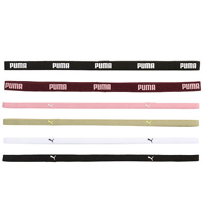Puma Kopfband - 6er-Pack - Ruby Shimmer/Pink/Lux Army