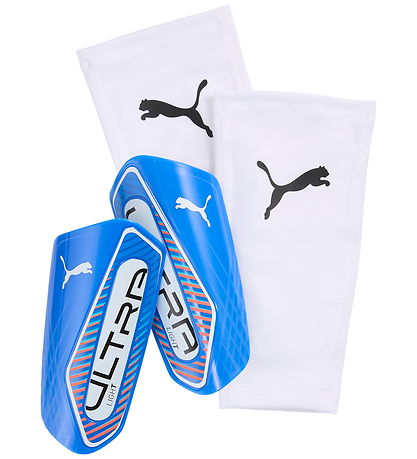 Puma Shin Pads - Ultra Light Sleeve - Ultra Blue/Puma White/Glo