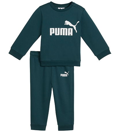 Puma Sweat Set - Minicats - Green Terrain w. White