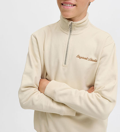Jack & Jones Sweatshirt - JorNorrebro - Antique White